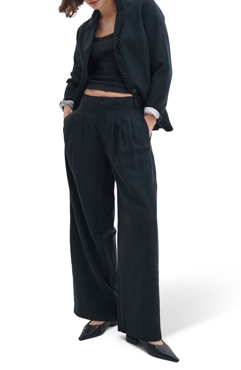 rag & bone Chappell Blazer, Alternate, color, Black