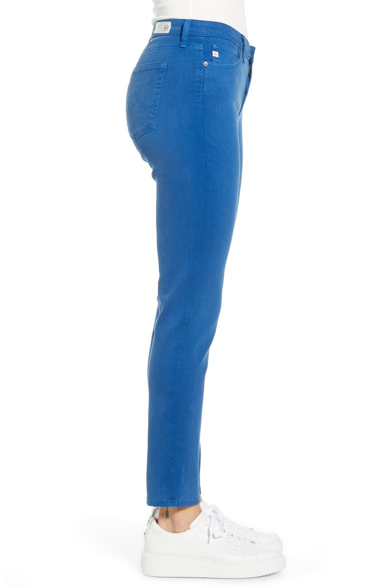 The Prima Ankle Cigarette Jeans, Alternate, color, HI-WHITE MARINE