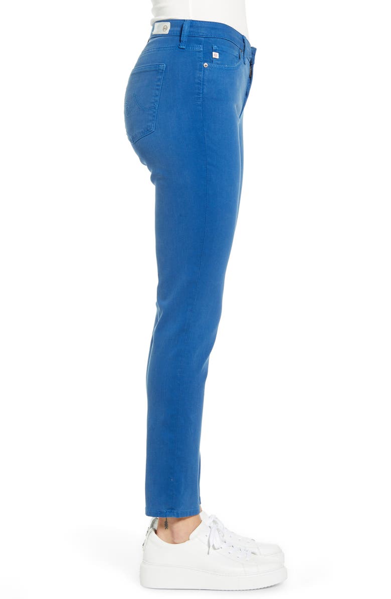 AG The Prima Ankle Cigarette Jeans, Alternate, color, Hi-White Marine