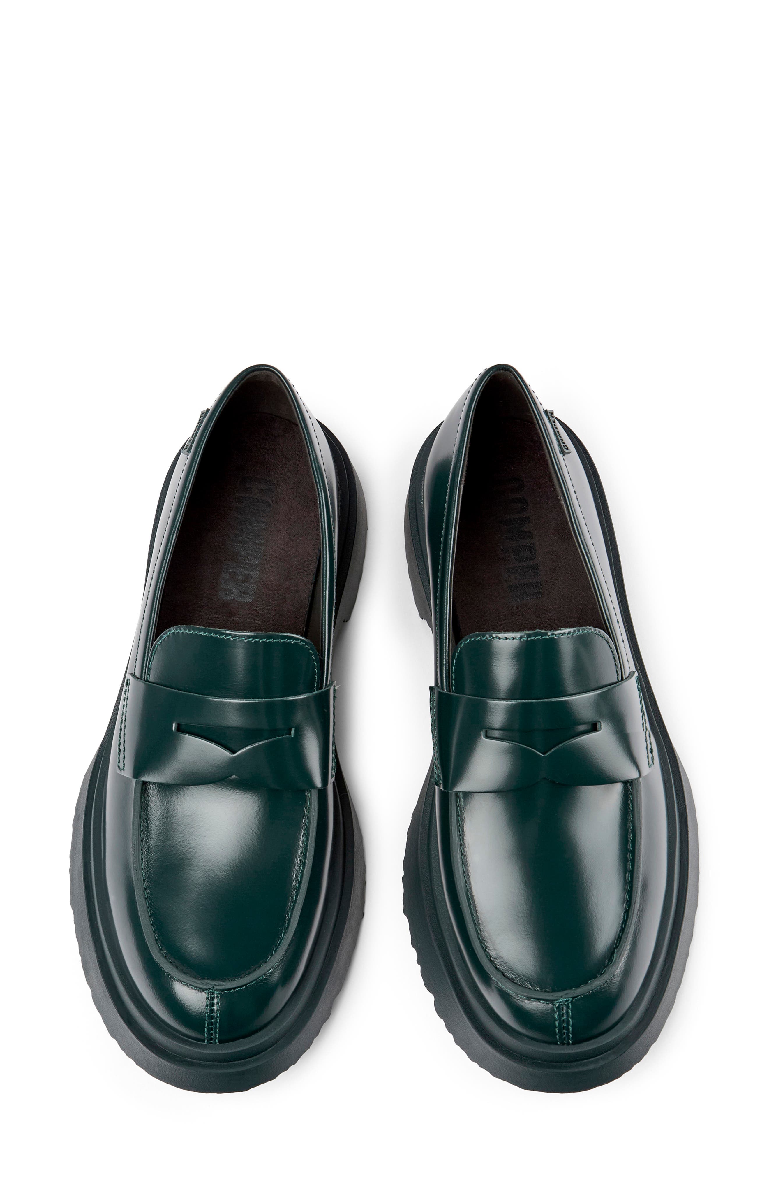 Walden Penny Loafer, Alternate, color, DARK GREEN