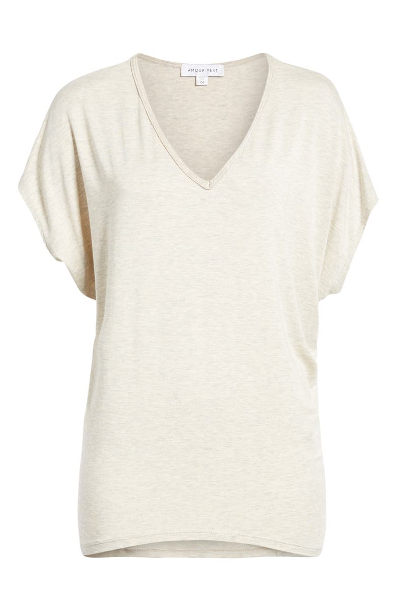 Amour Vert 'Mayr' V-Neck Tee, Alternate, color,