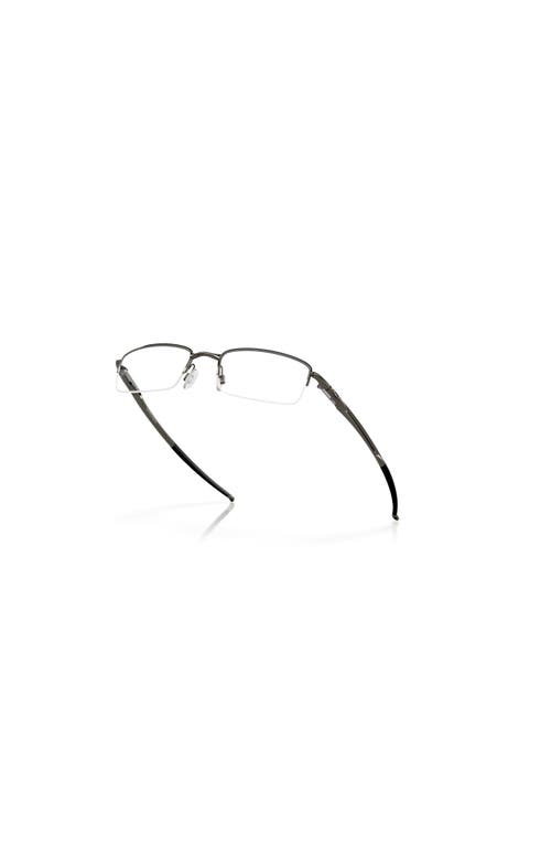 Oakley 54mm Rectangle Optical Glasses In Gray