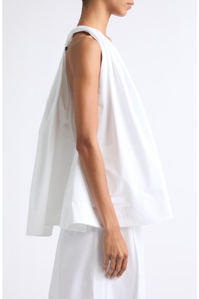 Le Haut Norma Cotton Trapeze Top, Alternate, color, WHITE