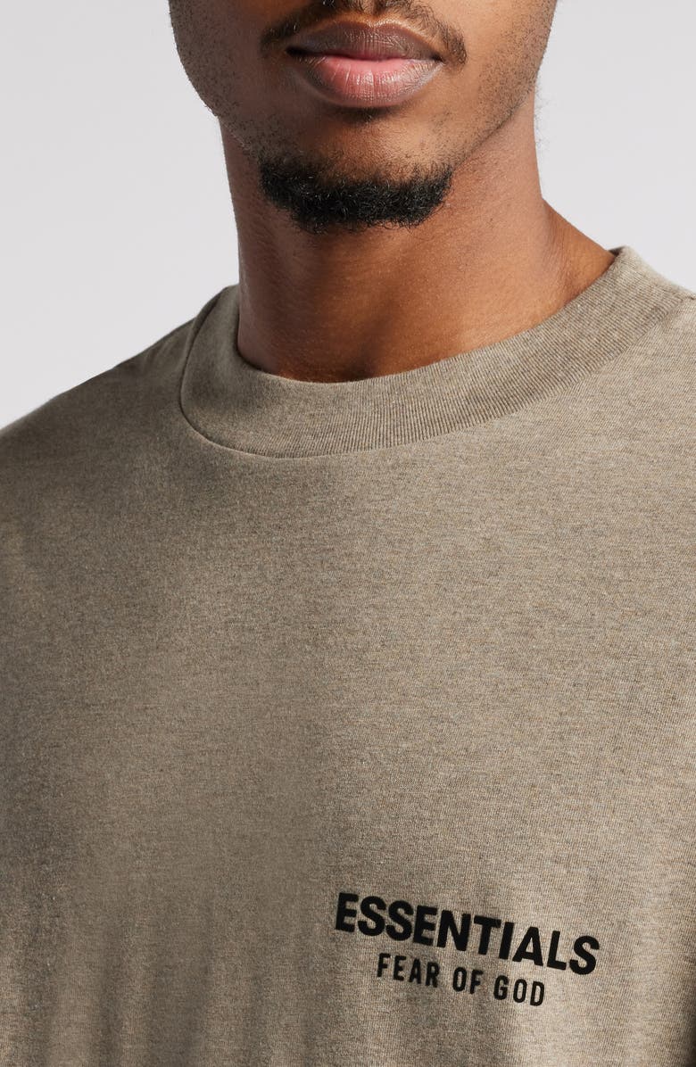 Fear of God Essentials Long Sleeve Cotton Jersey Graphic T-Shirt, Alternate, color, 