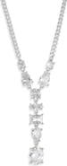 Nordstrom Mixed Crystal Y-Necklace