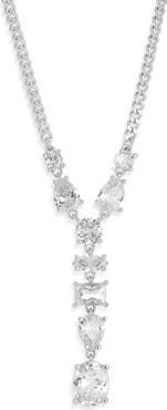 Nordstrom Mixed Crystal Y-Necklace