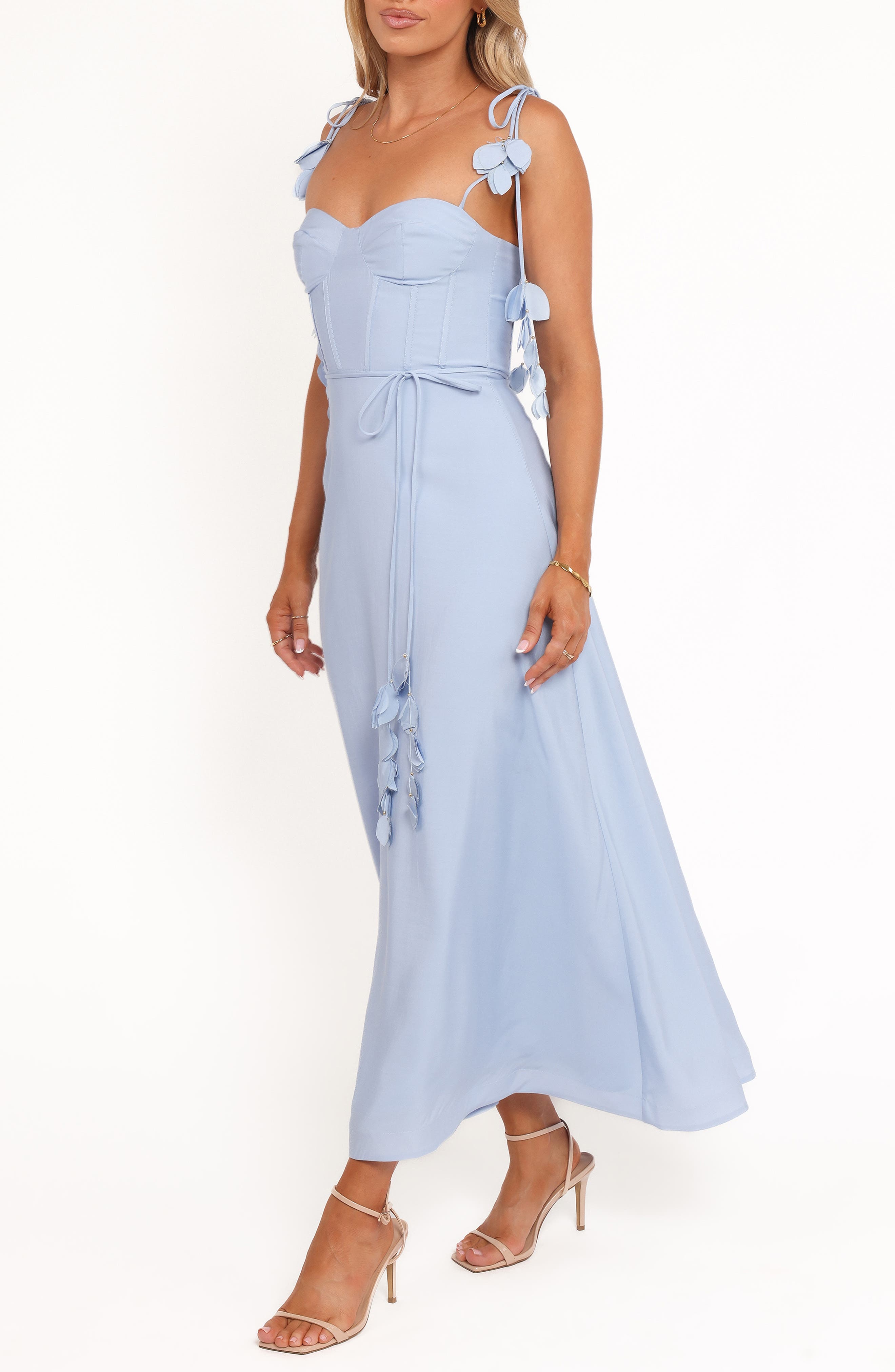 della midi dress Della Seamed Bodice Midi Dress (Women)