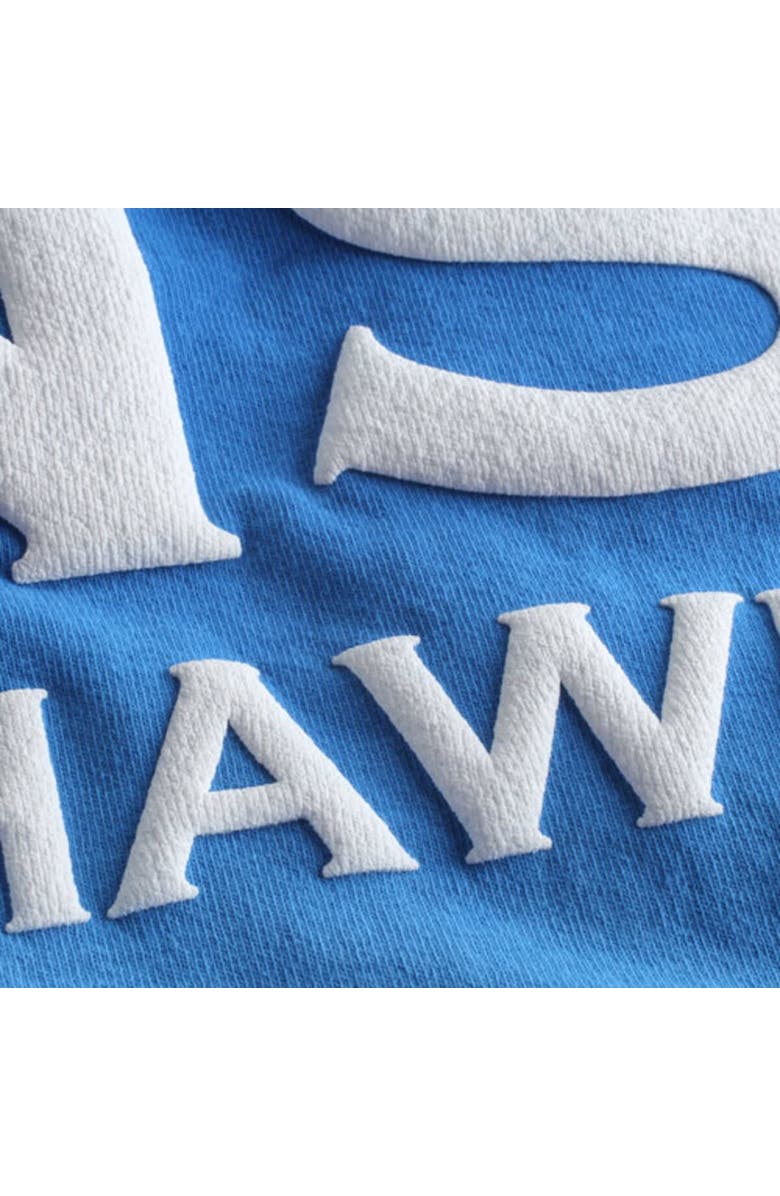 SPIRIT JERSEY Women's Royal Kansas Jayhawks Ombre Long Sleeve Dip-Dyed Spirit Jersey, Alternate, color, 