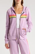 Aviator Nation 5-Stripe Zip Hoodie