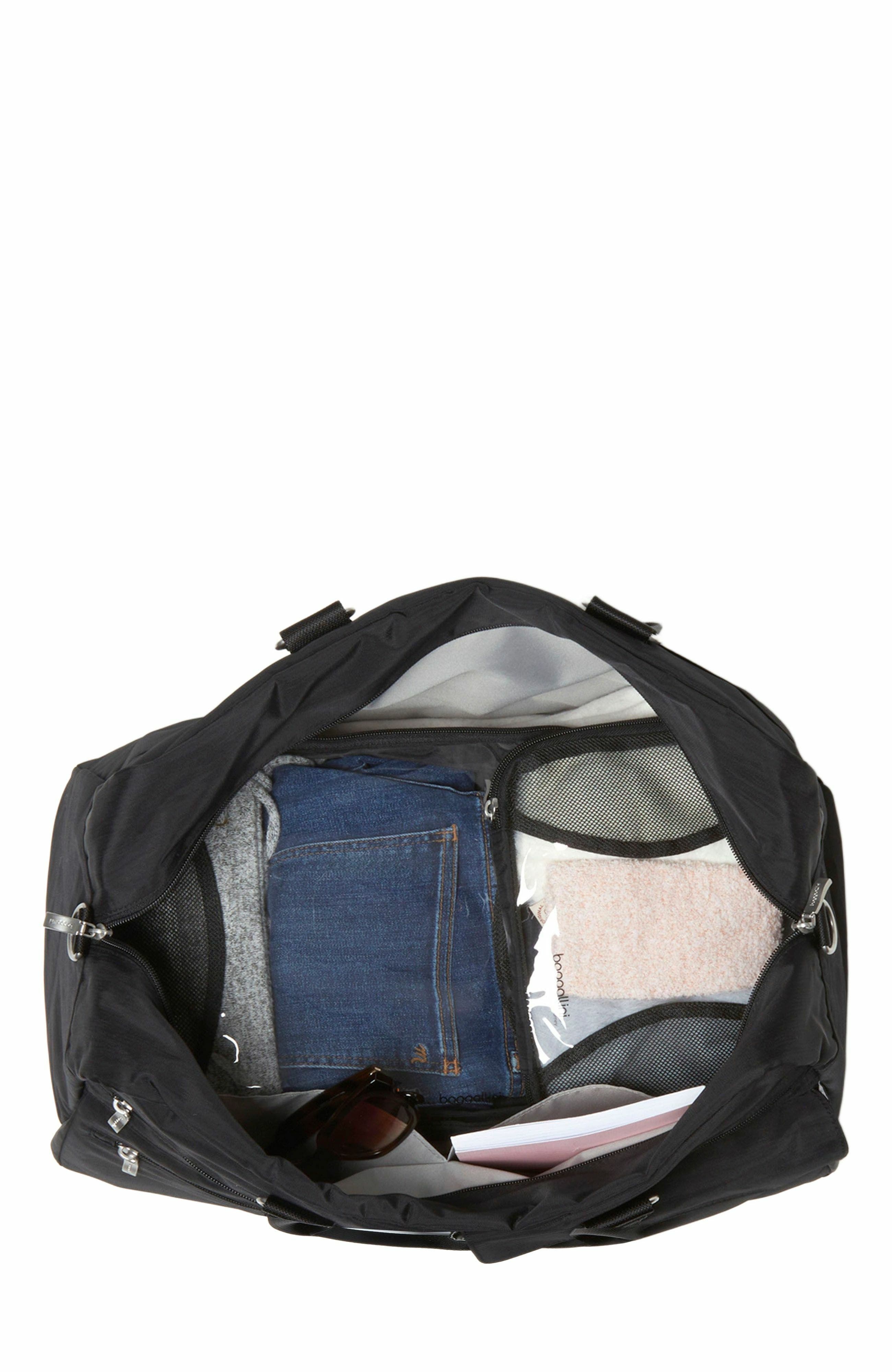 Modern Everywhere Travel Duffel Weekender Bag, Alternate, color, Black
