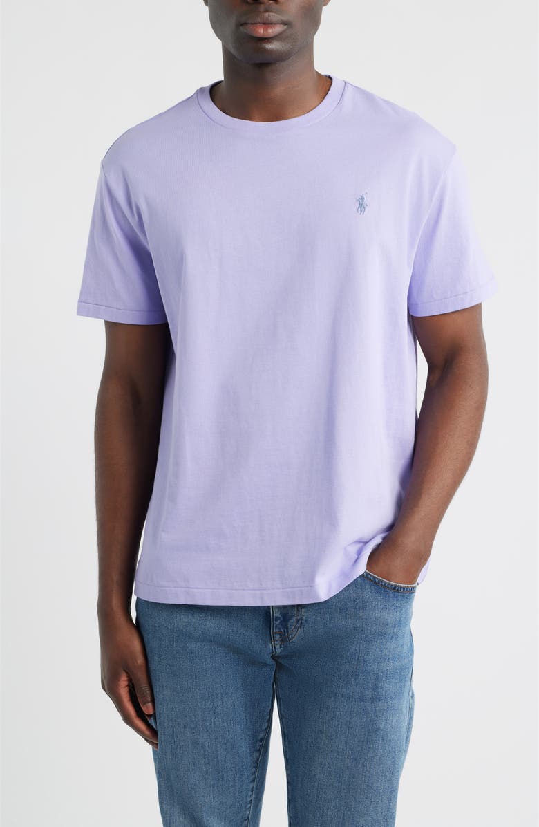Polo Ralph Lauren Classic Fit Cotton Jersey T-Shirt, Main, color, Sky Lavender
