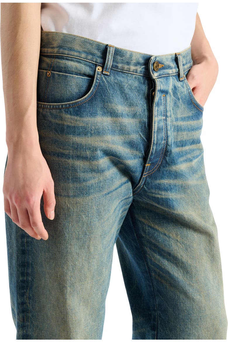 Loose-fit jeans in Vintage blue denim, Alternate, color, blue