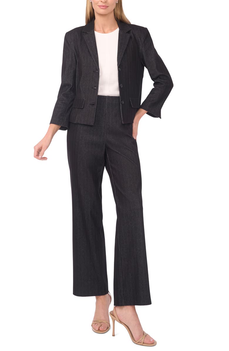 Halogen<sup>®</sup> Pinstripe Blazer, Alternate, color, Charcoal