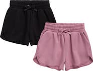 YOGALICIOUS Kids' 2-Pack Drawstring Shorts