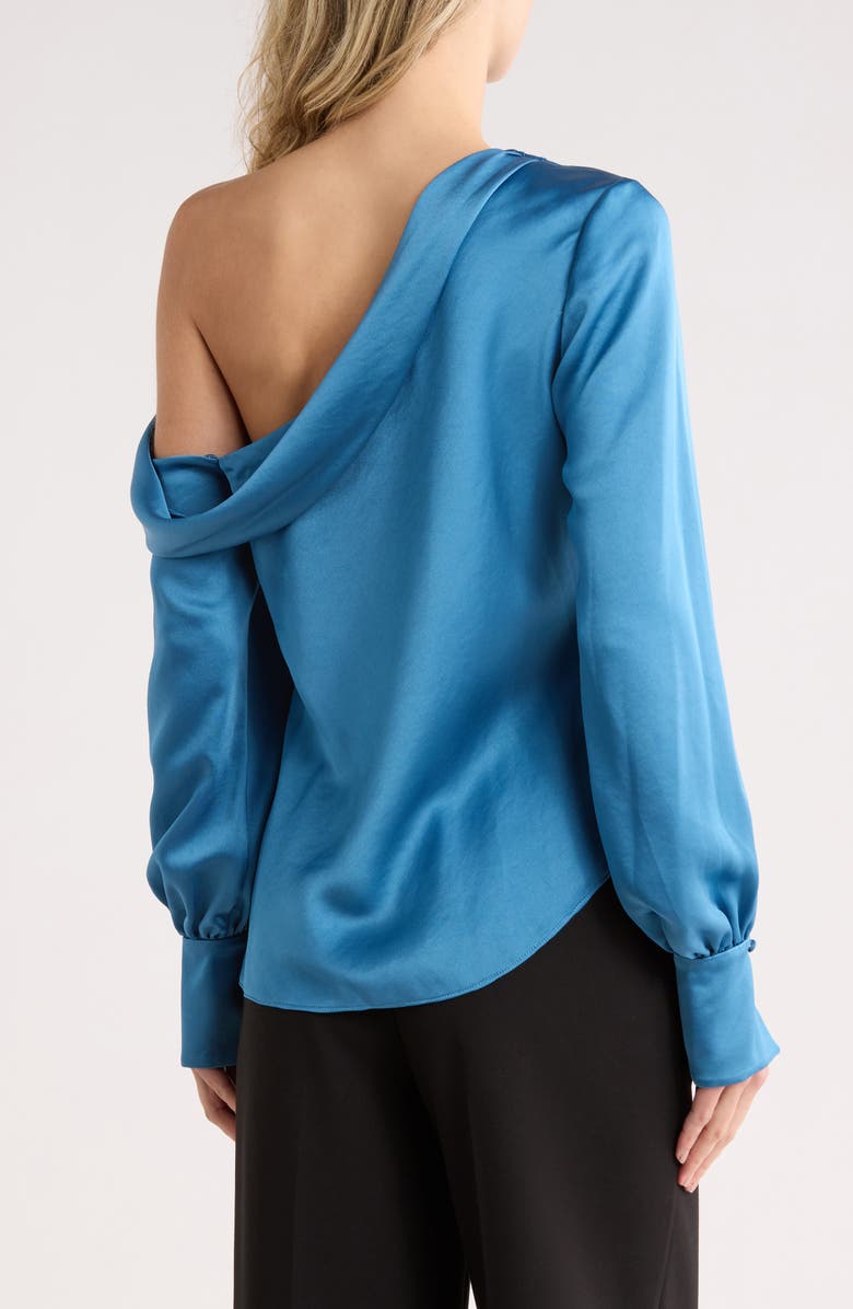 Simkhai Alice One-Shoulder Top, Alternate, color, Celestial