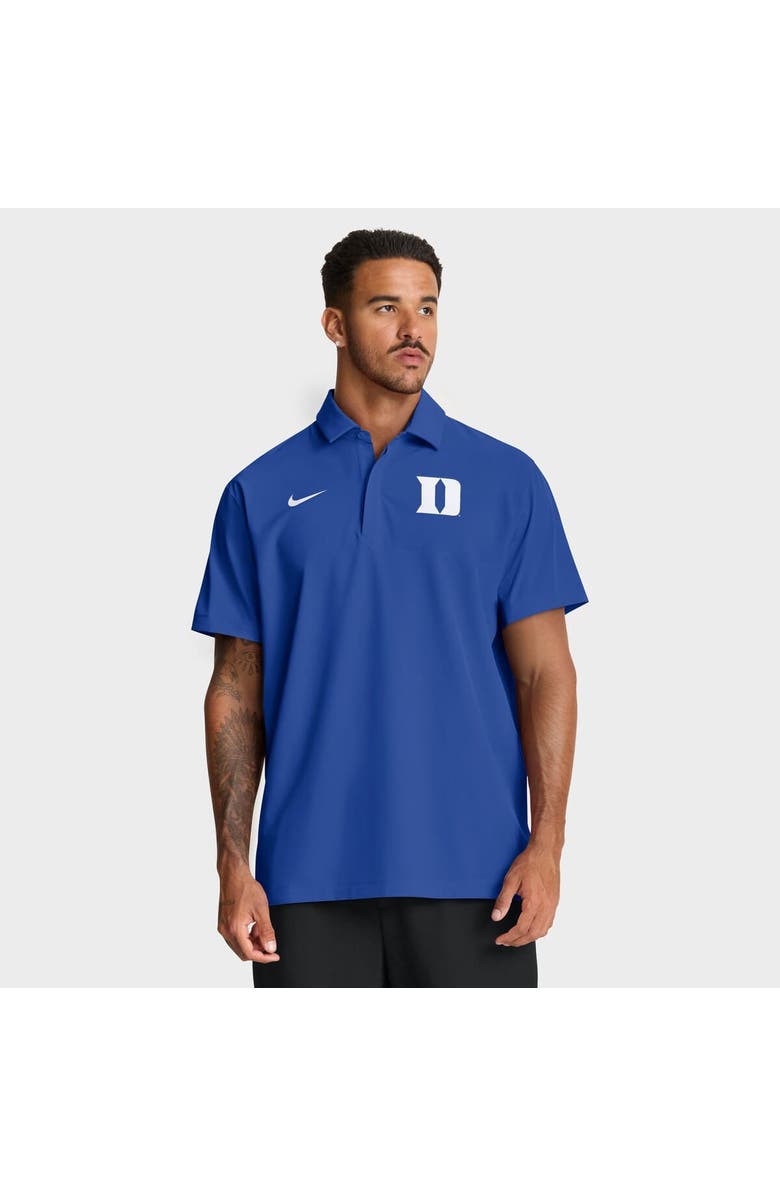 Nike Men's Nike Royal Duke Blue Devils 2025 Coaches Sideline Polo, Main, color, Royal