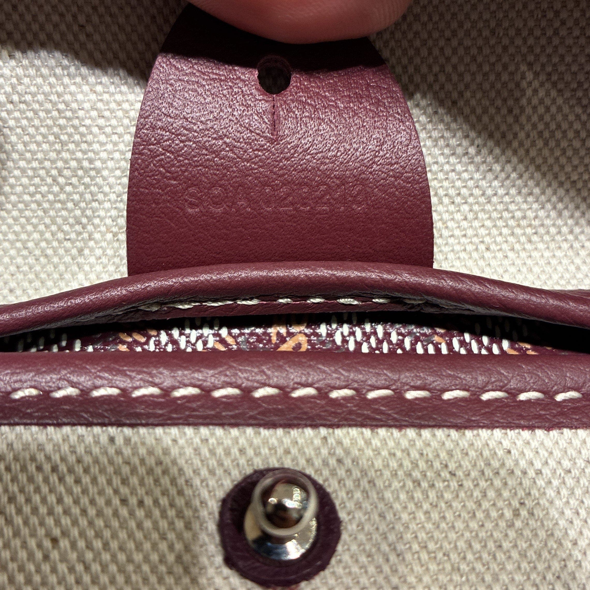 Pre-Owned Goyard Artois Tote Coated Canvas MM, Alternate, color, Purple