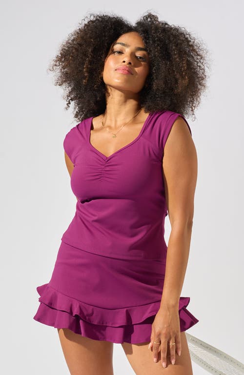 Bobbe Active Tiebreaker Tank In Pink