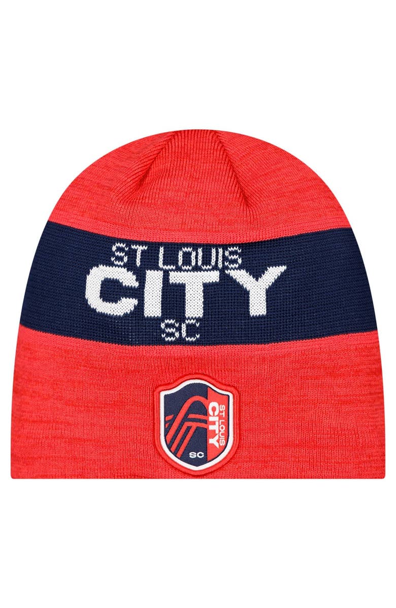 New Era Men's New Era Red St. Louis City SC 2025 Kickoff Beanie, Main, color, Red