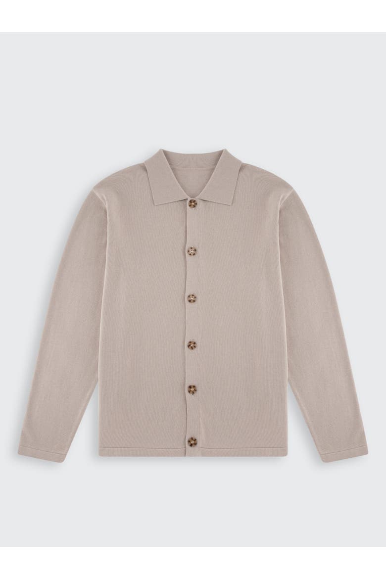 Milano Knit Button Front Cardigan, Alternate, color, Sand
