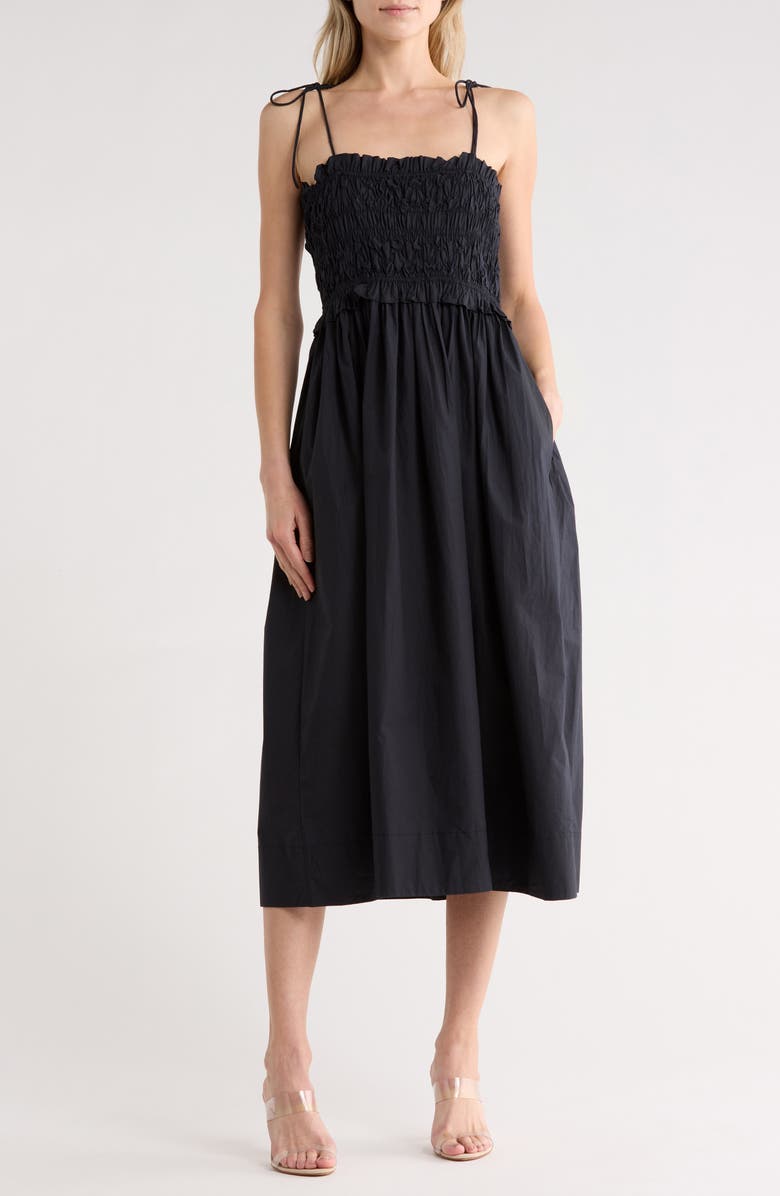 Ulla Johnson Akshara Dress, Main, color, Noir
