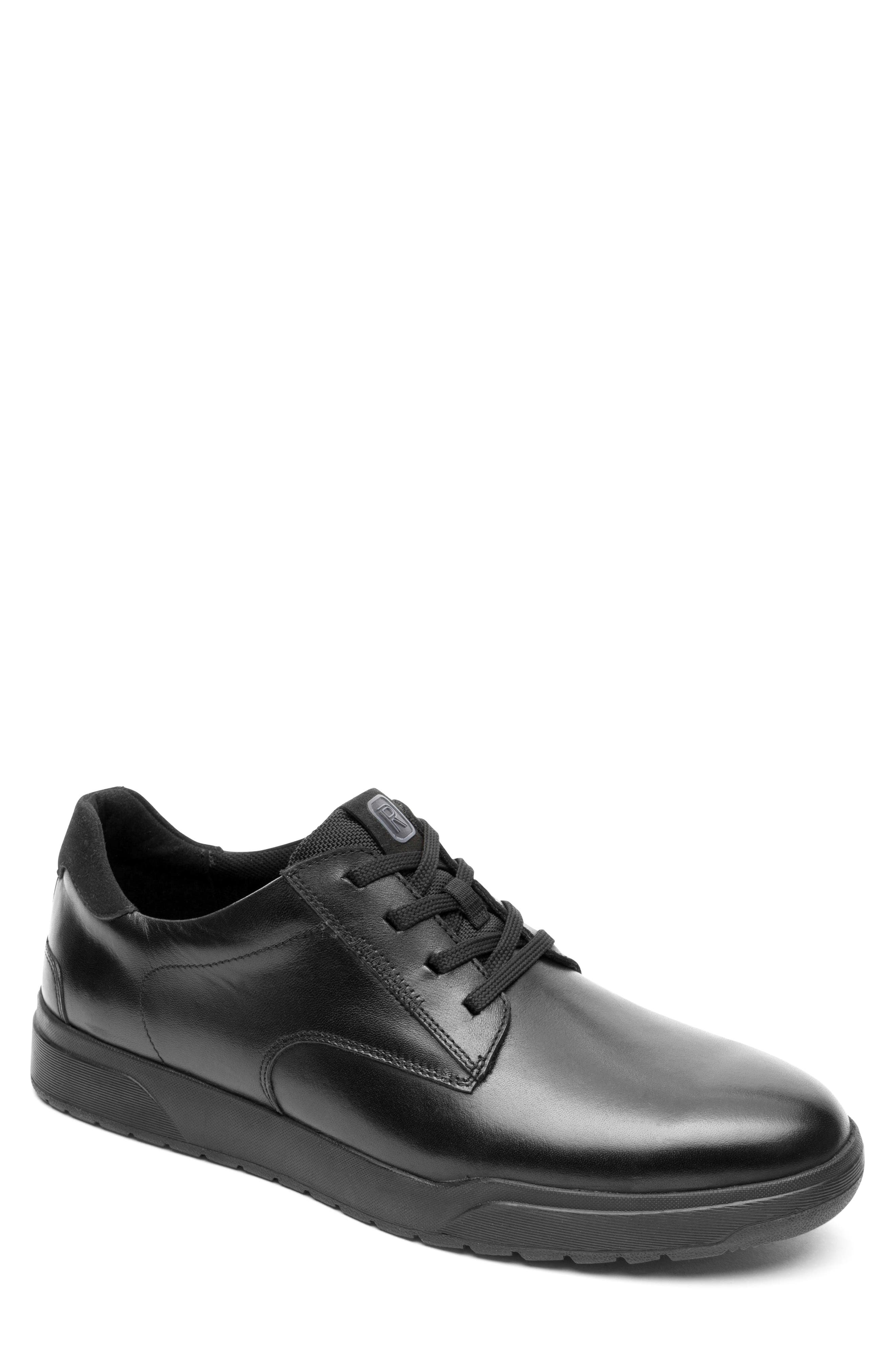 Rockport Bronson Plain Toe Leather Sneaker, Main, color, 
