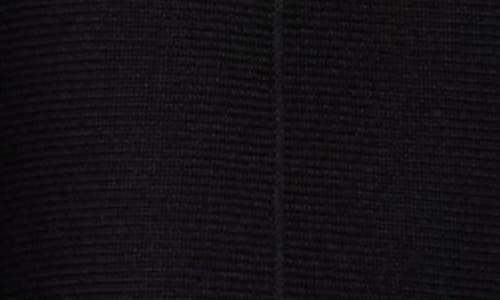 Max Studio Pleated Sweater Miniskirt In Black