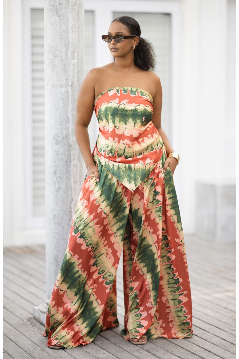 Moussor Scarf Top Raki, Alternate, color, Raki Orange