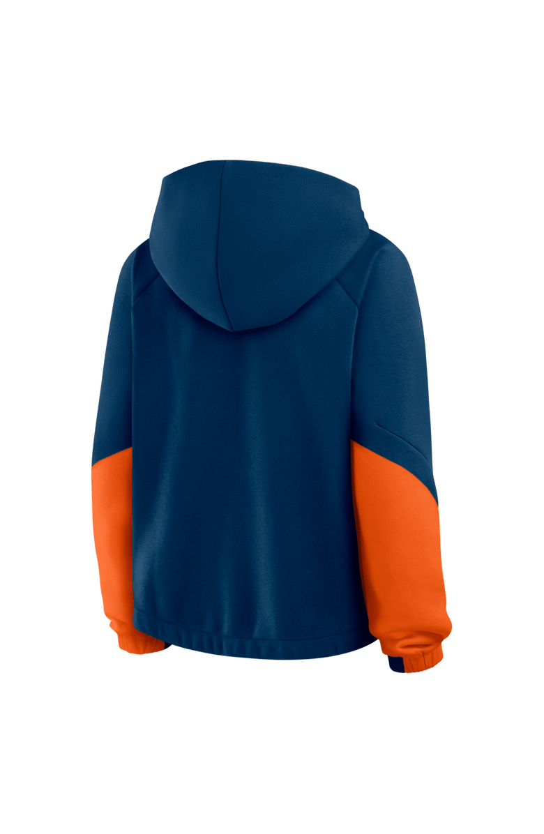 FANATICS Women
s Fanatics Navy Chicago Bears Oversized Redzone Bubble Screen Pullover Hoodie, Alternate, color, Navy