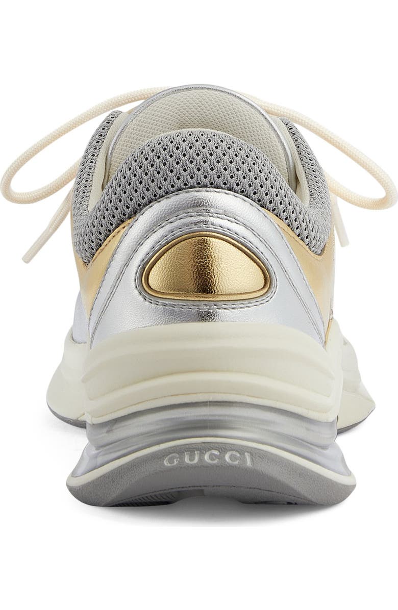 Gucci Run Mixed Media Sneaker, Alternate, color,
