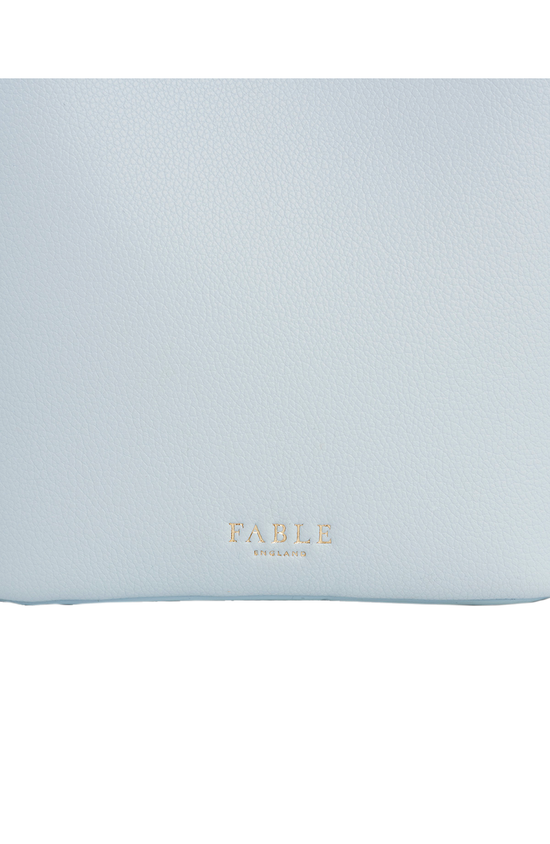 Fable England Emma Forget Me Not Embroidered Bucket Bag, Alternate, color, Light/Pastel Blue