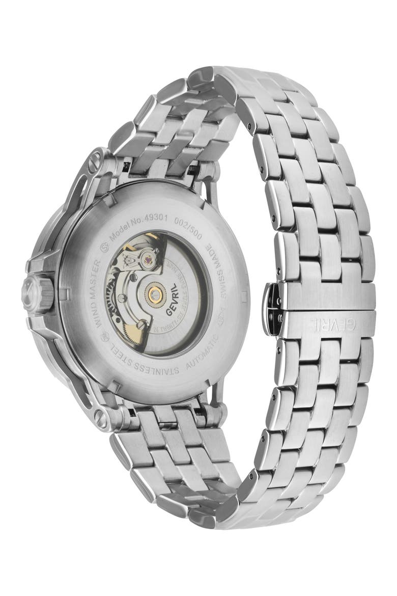 Wind Master Automatic Bracelet Watch, 44mm, Alternate, color, SILVER