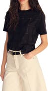 MANGO Embroidered Cotton T-Shirt