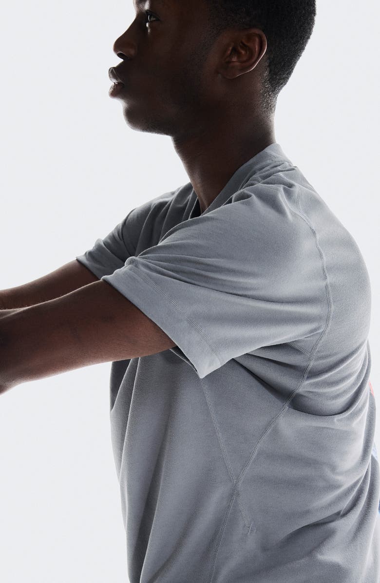 On Train-T Short Sleeve T-Shirt, Alternate, color, Rock