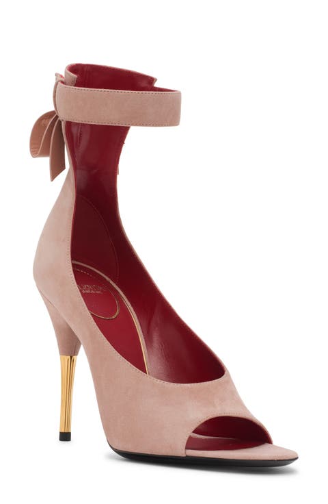 Fatale Ankle Strap Peep Toe Sandal
