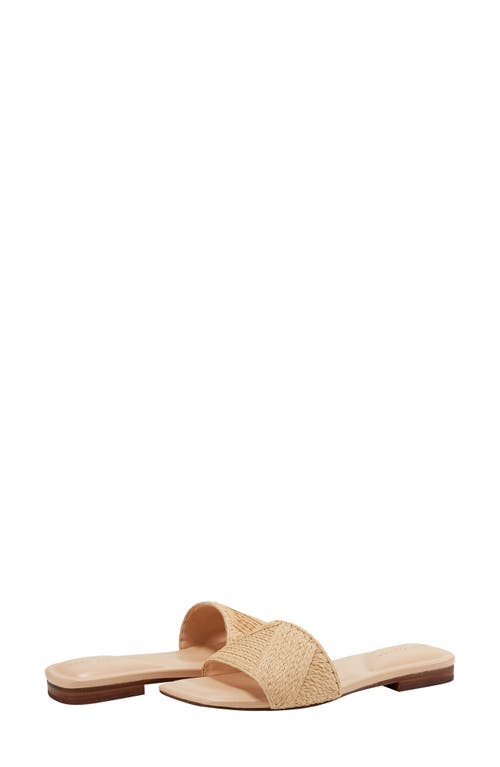 Marc Fisher Ltd Murphy Slide Sandal In Natural