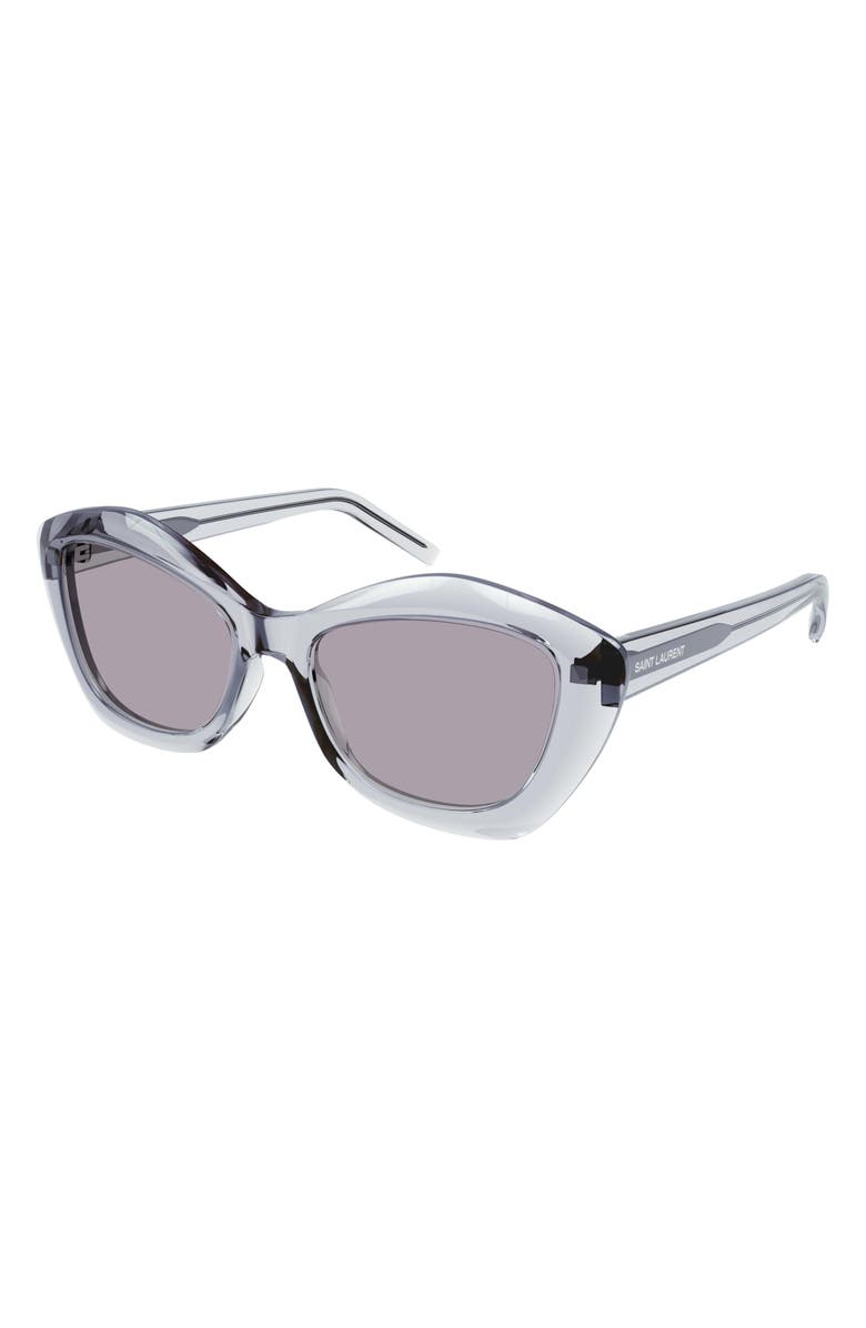 Saint Laurent 54mm Cat Eye Sunglasses, Main, color, 