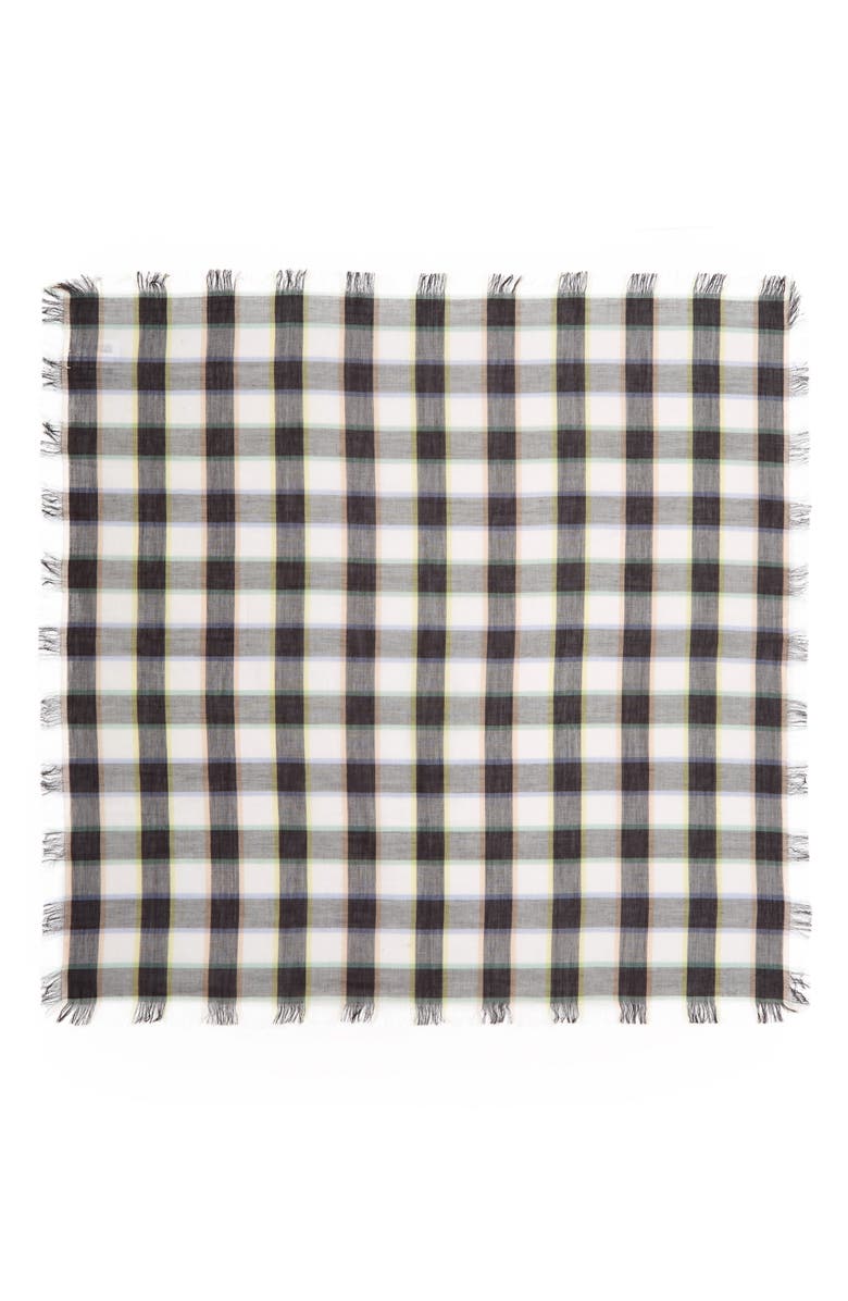 Madewell Shadow Petal Fringe Organic Cotton Bandana, Alternate, color,