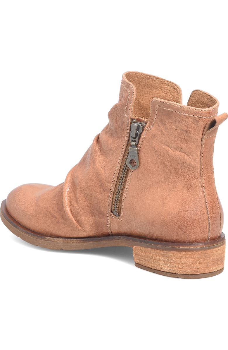 Söfft Beckie Ruched Bootie, Alternate, color, Luggage