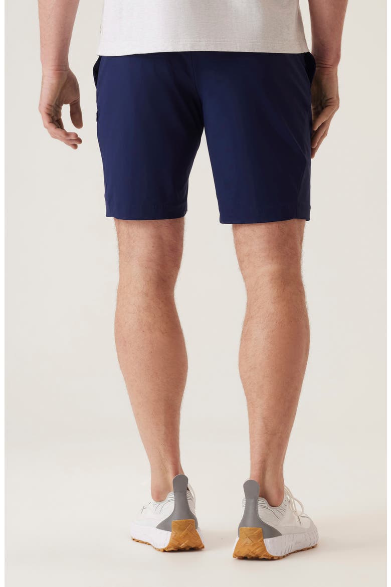 SolarX Stretch Nylon Warp Knit Drawstring Shorts, Alternate, color, INDIGO