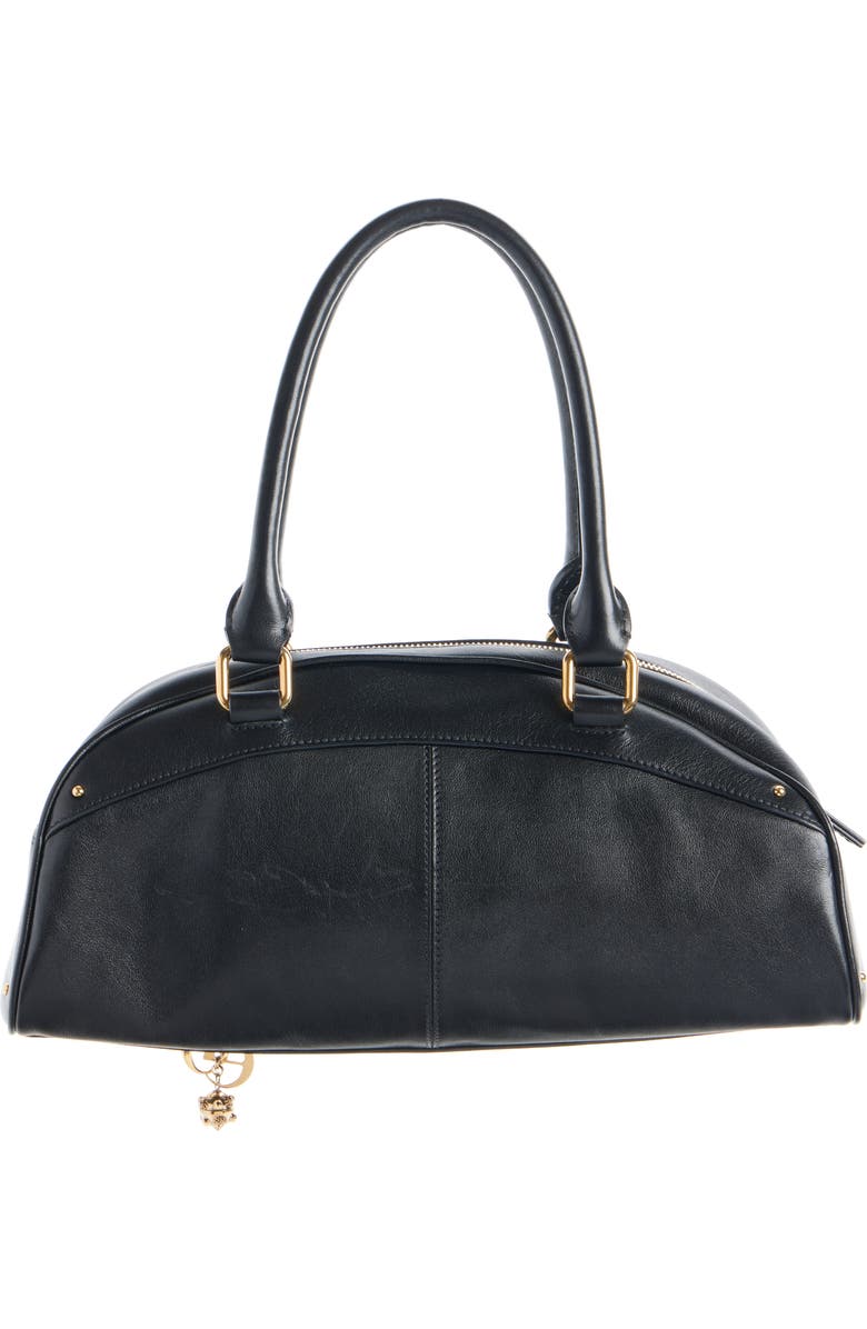 Chloé Bowling Leather Handheld Bag, Alternate, color, Black