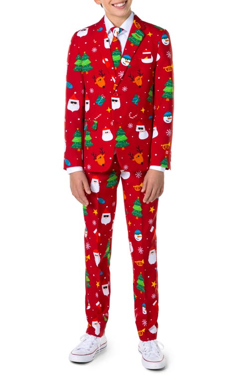 OppoSuits Kids' Festivity Suit in Red 