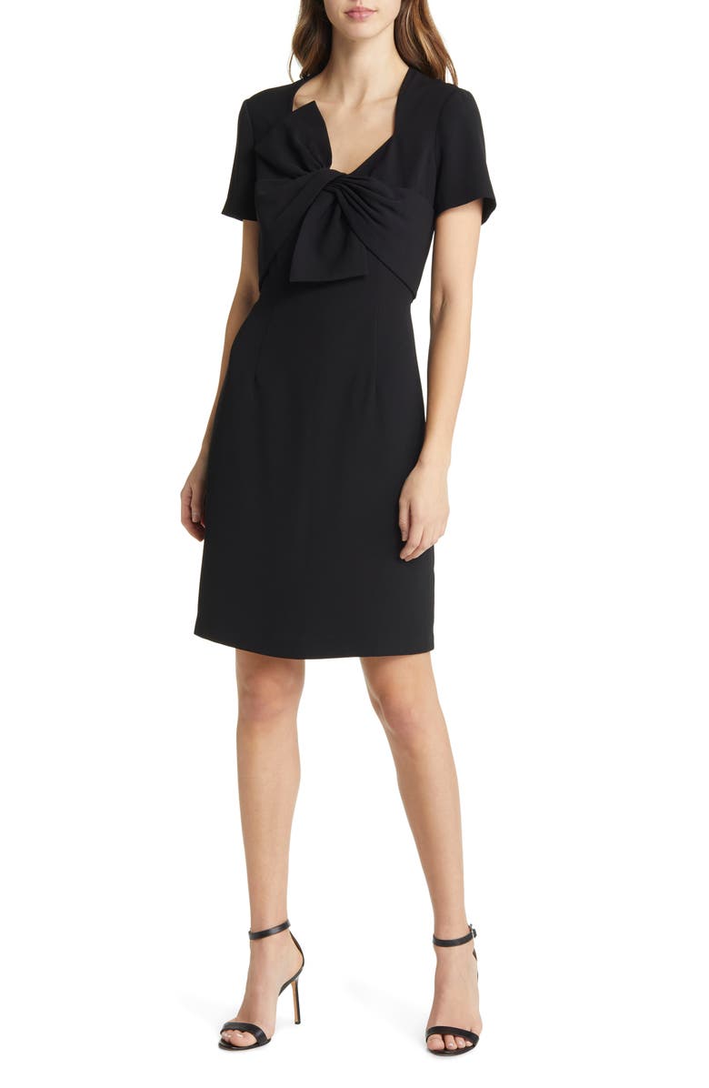 Shani Bow Detail Sheath Dress, Main, color, 