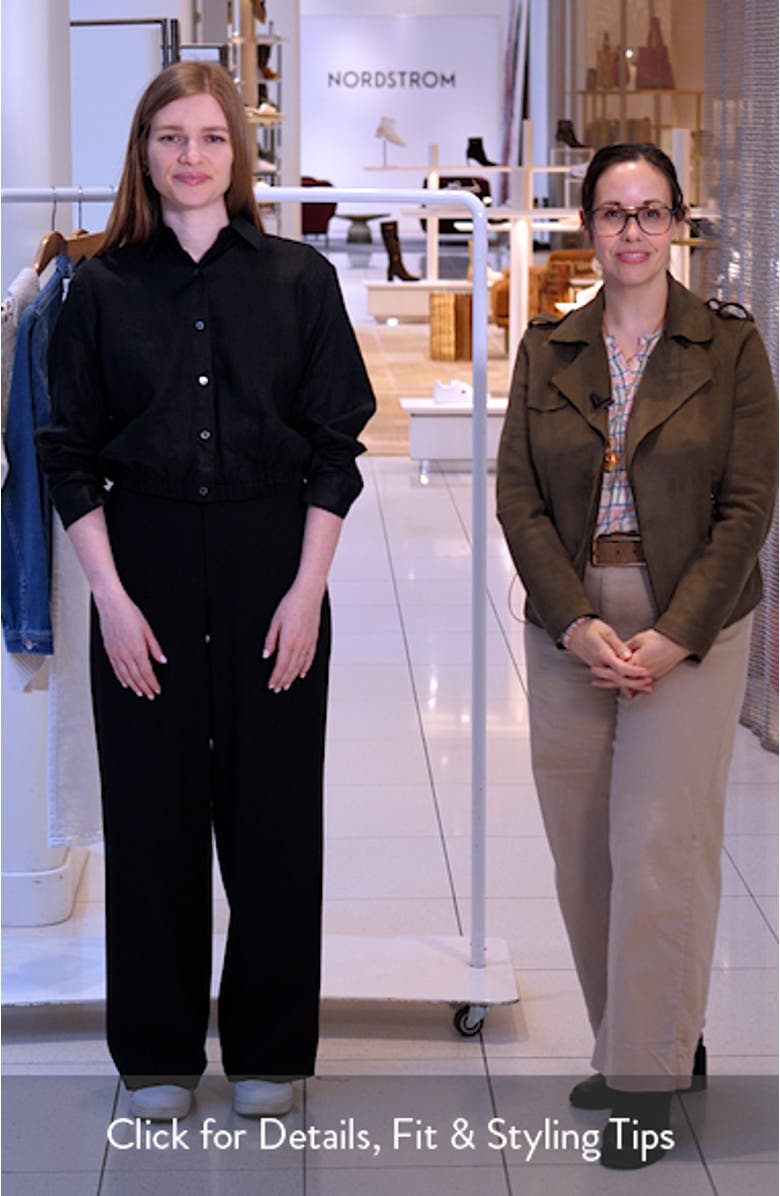 Fixed Sleeve Linen Button-Up Shirt, sales video thumbnail