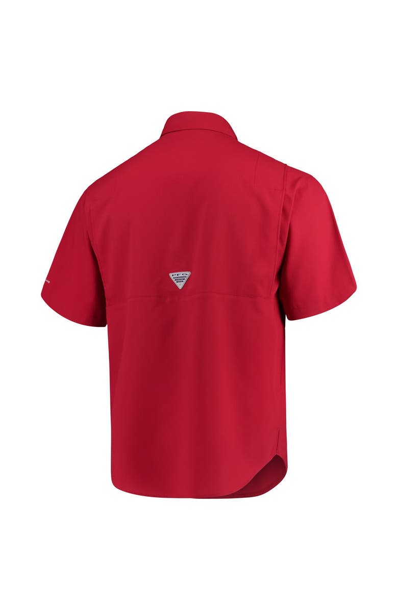 Columbia Men's Columbia Cardinal Arkansas Razorbacks PFG Tamiami Shirt, Alternate, color, Cardinal