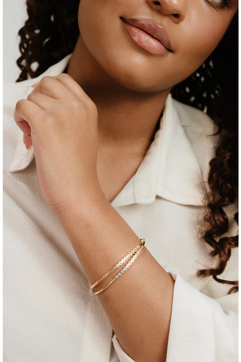 Double Take Set of 2 Cuff Bracelets, Alternate, color, GOLD