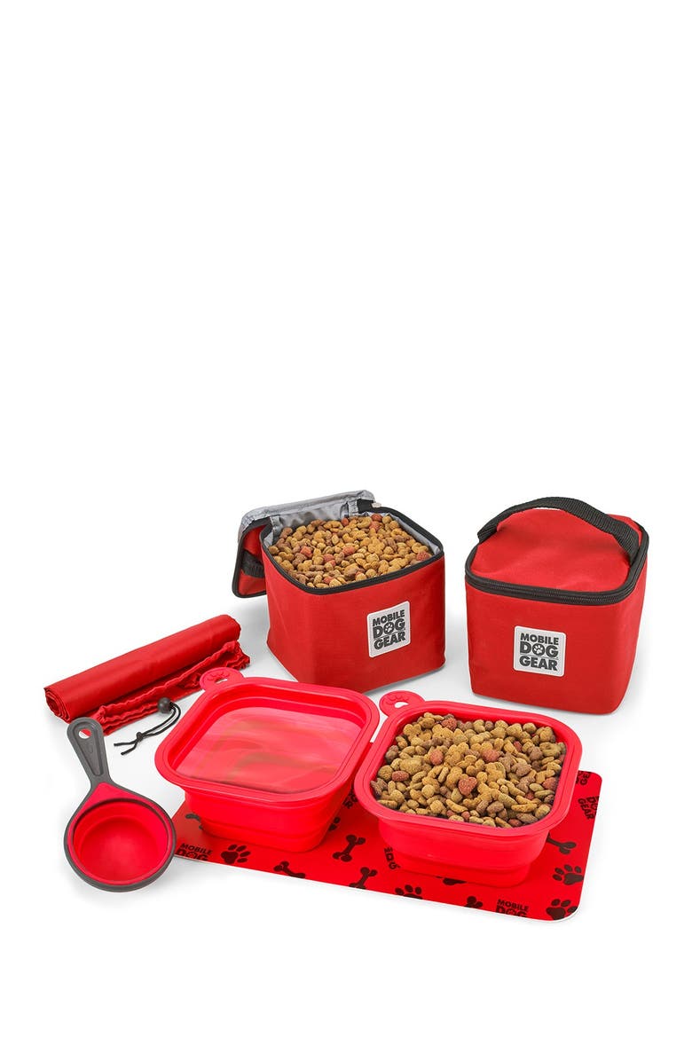 MOBILE DOG GEAR Dine Away(R) Bag - Med/Lg Dogs - Red, Main, color,