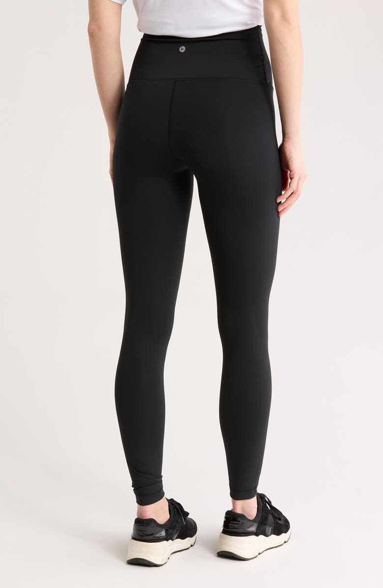 90 DEGREE BY REFLEX Everyday Elastic Free Waistband Scuba Knit Leggings, Alternate, color,