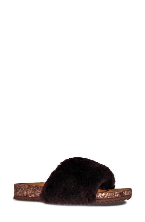 San Ysidro Genuine Shearling Slide Sandal (Women)