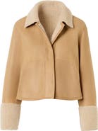 Akris Cady Reversible Genuine Shearling Jacket